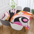 thumbnail image 2 of Yayeee Tablecloths for Rectangular Tables 54 x 54 inch Party Table Cover, Swirling Circles, 2 of 6