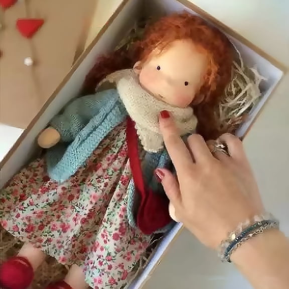 CYFW Handmade Waldorf Doll,Handmade Waldorf Doll