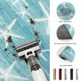 thumbnail image 5 of Area Rugs 3'x5', Teal Coastal Carpet Runner Indoor Outdoor Rugs Home Decor Aesthetic, Summer Ocean Waves Ombre Sea Starfish Non Slip Mats Washable Accent Rug for Living Room Bedroom, 5 of 8