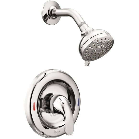 Adler Single Handle Pressure Balanced Shower Faucet - with Showerhead, Chrome