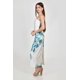 thumbnail image 2 of Vestido midi Strapless Floral Roman Fashion /Juvenil, 5758 (Hueso) crema CH, 2 of 5