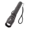 thumbnail image 4 of Linterna recargable a prueba de agua, linterna con Zoom de luz fuerte de largo alcance para patrulla de acampada al aire libre, 4 of 5