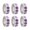 Purple, variant on 6 Rolls Red Dot Sticker Colour Coding Label Adhesive Round Sticker Label