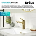 thumbnail image 6 of Kraus Kbf-1411 Indy 1.2 GPM Single Hole Bathroom Faucet - Spot Free Brushed Brass / Matte, 6 of 7