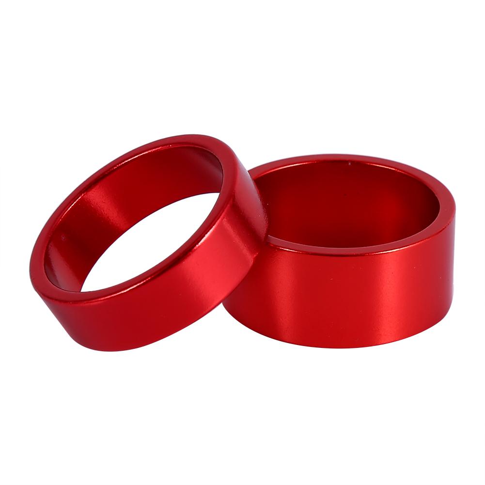 Bicycle Fork Washer 4 Colors 4Pcs//Set 5mm//10mm//15mm//20mm Aluminum Alloy Bike Front Stem Headset Spacer Blue