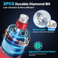 thumbnail image 4 of BEBANG Dog Nail Grinder Super Quiet, 6-Speed Pet Nail Grinder with 2 LED Lights, 3 Ports Dog Nail Trimmer, 4 of 8