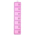 thumbnail image 1 of Langgg Travel 7 Day Weekly Pill Box Tablet Holder Dispenser Storage Organizer Pink 1Set, 1 of 5