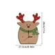 thumbnail image 4 of Reloj de pared decorativo navideño Reloj de dormitorio infantil de dibujos animados Reloj impreso para sala de estar sd003 Inevent HA001595-03, 4 of 7