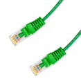 thumbnail image 1 of SyncWire Cat6 Ultra-Slim Ethernet Network Cable Bare Copper 28 AWG UTP cUL 6ft Green, 1 of 1