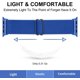 thumbnail image 5 of Oxwallen Xl Correa Elástica Solo Loop Compatible Con Apple Watch Series 11/10/9/8/7/6/5/4 Se Ultra 3/2/1 49 Mm 46 Mm 45 44 Mm Correa Deportiva Trenzada De Nailon Elástico Ajustable Para Iwatch Mujeres, 5 of 5