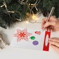 thumbnail image 4 of Ganfancp 6Pcs Tarjetas de Felicitación de Navidad con Sobres y Pegatinas Glitter Tarjetas de Navidad con Sobres de Felicitación de Navidad Rebajas Hoy Liquidación 1* Tarjeta de Felicitación, 4 of 6