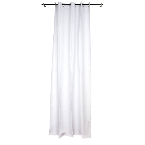 White Linen 55 X 102 Inch Curtain Panel, 102 Inch Curtains