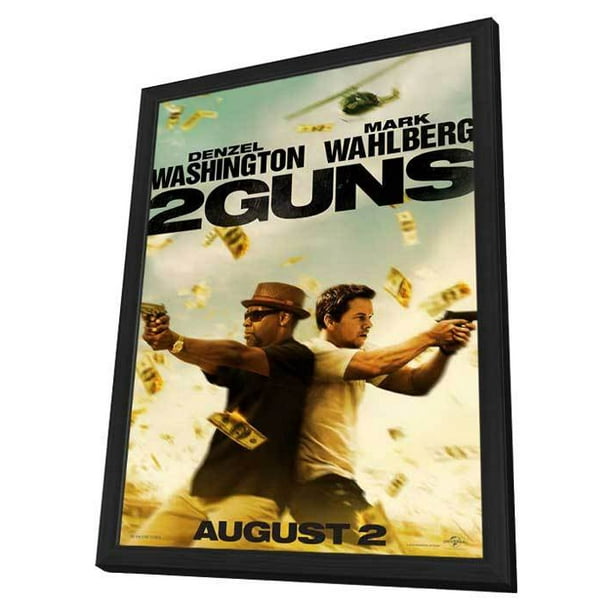 2 Guns 13 27x40 Framed Movie Poster Walmart Com Walmart Com