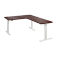 thumbnail image 2 of Scranton & Co Engineered Wood 60W L-Shaped Standing Desk in Hansen Cherry, 2 of 7