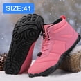 thumbnail image 2 of Barefoot Shoes Men Women Wide Toe Box Winter Minimalist Trail Runner Padded Warm Casual Hiking Cotton Boots Sneakers, 2 of 5