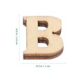 thumbnail image 2 of BESTYASH 300pcs Alphabet Wood Tiles Beige Color For Craft Projects And Scrapbooking, 2 of 8