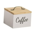thumbnail image 2 of WeiLaiKeQi Coffee Pod Holder with Lid Coffee Bar Decor Display Box for Home Pantry Desk White, 2 of 9