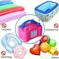 thumbnail image 4 of Dual nozzle electric balloon inflator, automatic inflation, portable and easy to operate, an essential tool for party decorations, 4 of 12