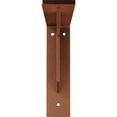 thumbnail image 3 of Ekena Millwork 2"W x 8"D x 8"H Stockport Steel Bracket, Hammered Copper, 3 of 12