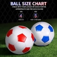 thumbnail image 3 of Balón de fútbol HydrEn Classic oficial, tamaño 4/5 con bomba, juego de 4, 3 of 7