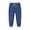 Blue, variant on Piuwrlz Kids Thick Plush Pants Girls Boys Long Fleece Joggers Cotton Velvet Printed Tight Christmas Gray Size 3-4Years