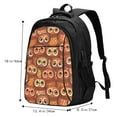 thumbnail image 4 of Yiaed Brown Owl Print Laptop Backpack,Business Travel Durable Laptops Backpack with USB Charging Port,Water Resistant College Computer Bag, 4 of 5