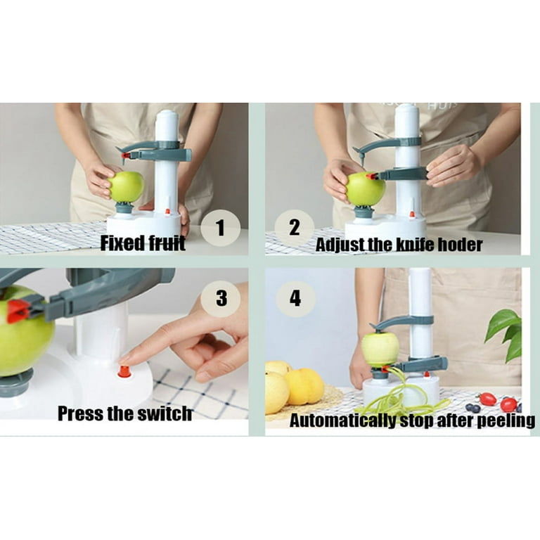 3 in 1 Small Kitchen Automatic Electric Potato Apple Peeler +