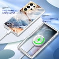 thumbnail image 3 of Dteck for Samsung Galaxy S23 Ultra Case Marble Pattern Hybrid Hard Back Soft TPU Raised Edge Ultra-Thin Shock Absorption Scratch Proof Slim Protective Case for Samsung Galaxy S23 Ultra,Cloud Sea, 3 of 7