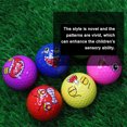thumbnail image 4 of De Pelotas De Golf, 6 Uds., Pelota De Golf De Colores Con Patrones De Expresión, Pelota De Golf Novedosa Para Jugar En El Campo, Regalos De Práctica Para Niños Y Adultos Kearding OD007977-00, 4 of 6