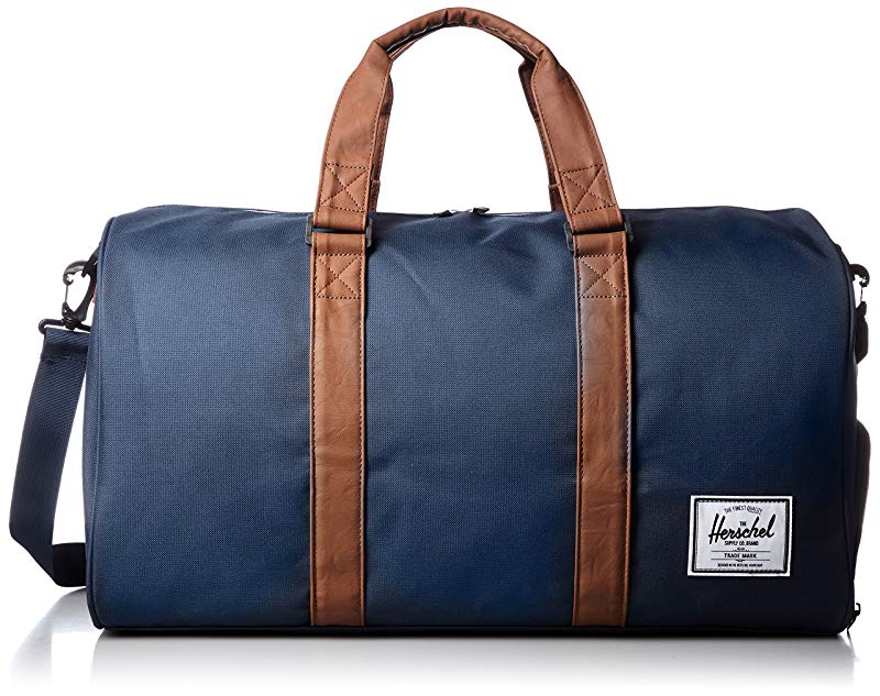 herschel leather duffle