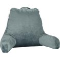 thumbnail image 1 of Reading Pillow Bed Rest with Shredded Memory Foam, Velvet Back Pillow Sitting Up Support Cushion for Reading, Watching and Relaxing, 1 of 9