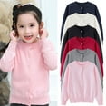thumbnail image 7 of NOKIO Toddler Baby Girl Boy Knitted Sweater Cardigan, Toddler Boys Girls Cardigan Sweater Autumn/Winter Solid Color Knitted Jacket Party Birthday School Children'S Knit Cable Knit Pullover, 7 of 7