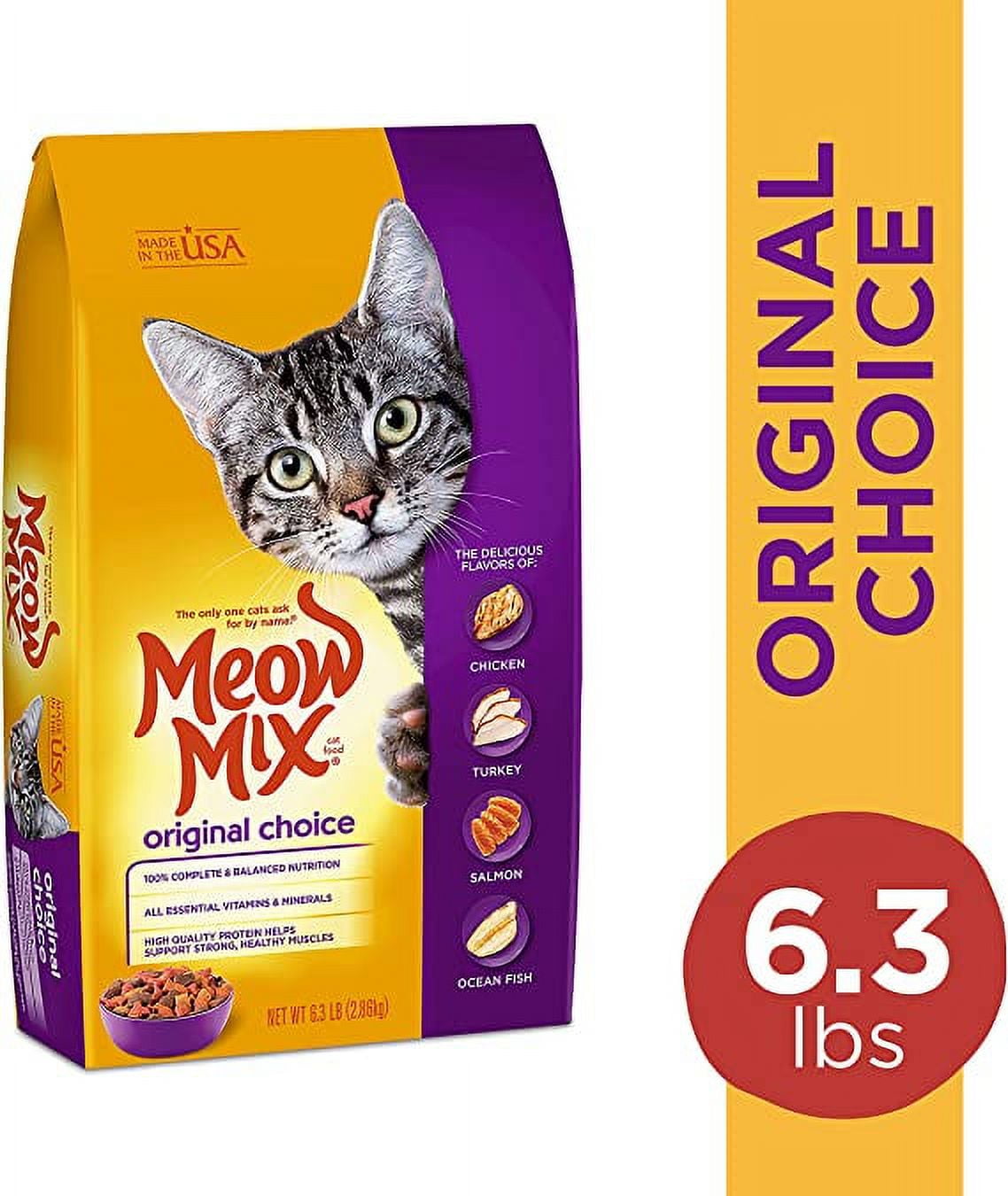 Meow mix dry cat food sale walmart