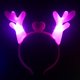 thumbnail image 3 of Diadema de astas de reno rojo, diadema de reno de Navidad brillante con LED, aro de pelo con diseño de asta para suministros de fiesta de Navidad Adepaton FLD-3680, 3 of 8