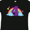 thumbnail image 4 of Inktastic 4th Birthday Rainbow Girls Toddler T-Shirt, 4 of 5