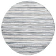 thumbnail image 2 of Safavieh Lagoon Kandy Striped Area Rug, Gray/Ivory, 6'7" x 6'7" Round, 2 of 8