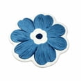 thumbnail image 2 of Linnome Flower Shape Bathroom Floor Mat Soft Highly Absorbent Antiskid Bath Rug Decorative 23.62x23.62 Inch, 2 of 6