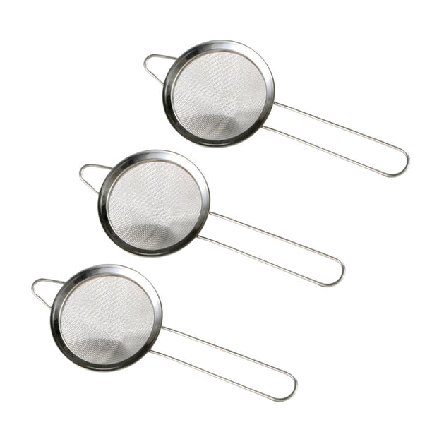 3x Colador de cóctel de acero inoxidable Perfecl para freír alimentos Espaguetis Cocina