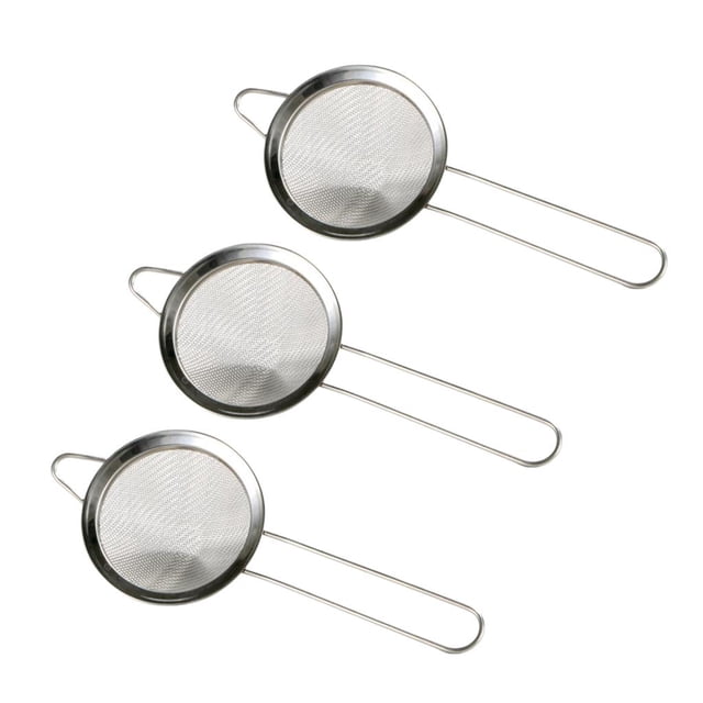 3x Colador de cóctel de acero inoxidable Perfecl para freír alimentos Espaguetis Cocina