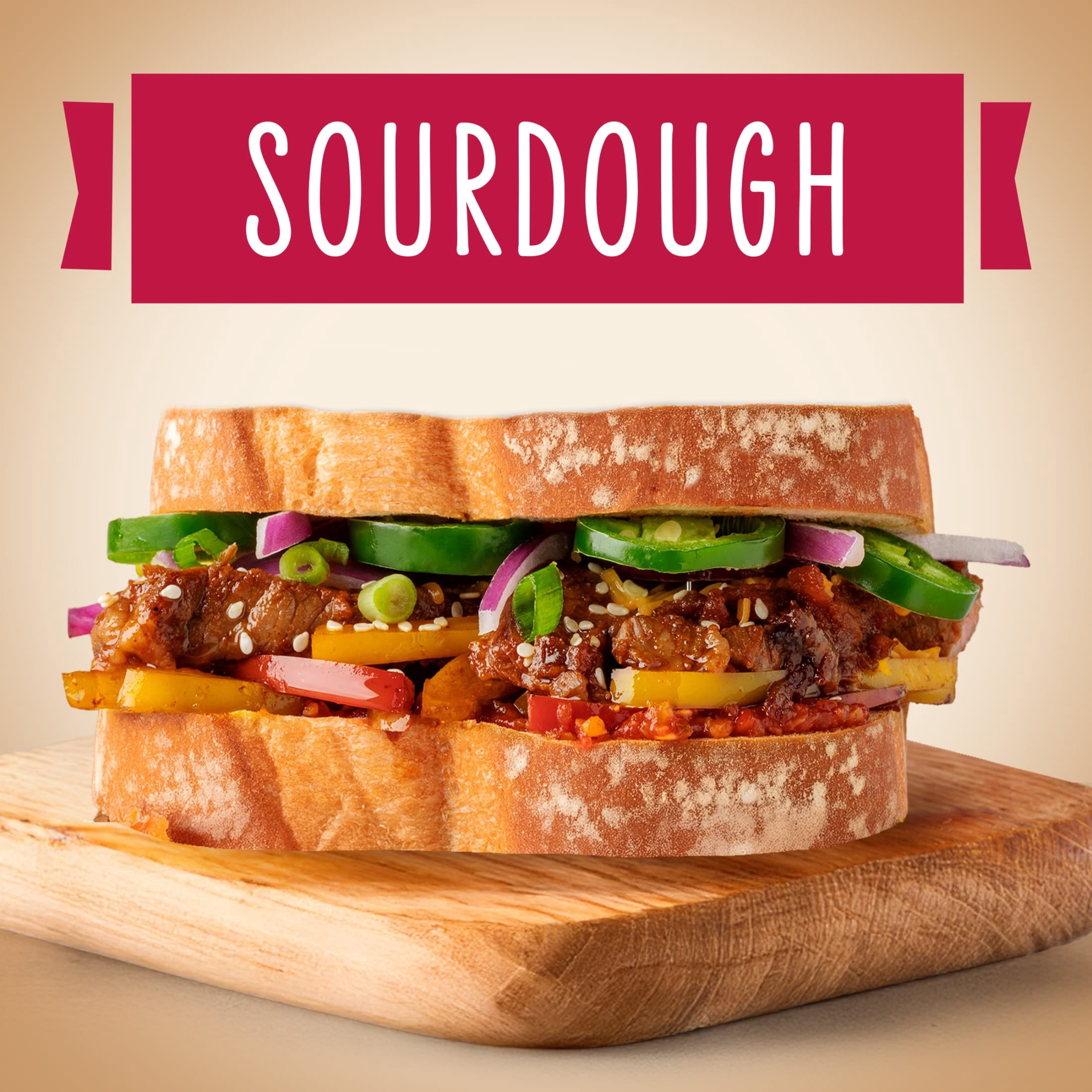 Artesano Sourdough Bakery Bread, 20 oz, Sourdough Sandwich Bread, Bag