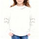 thumbnail image 4 of Blusas y camisas de manga larga con cuello redondo para niños Estampados navideños de manga larga Casual Suelto Forro polar para mayor calidez Sudadera con capucha de manga larga con cuello redondo pa, 4 of 6