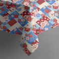 thumbnail image 5 of Pioneer Flower Floral Print Pattern Square Tablecloth, Waterproof Wipeable Spillproof Washable Table Cover for Home Kitchen Party and Daily Decor 42"x42", 5 of 6