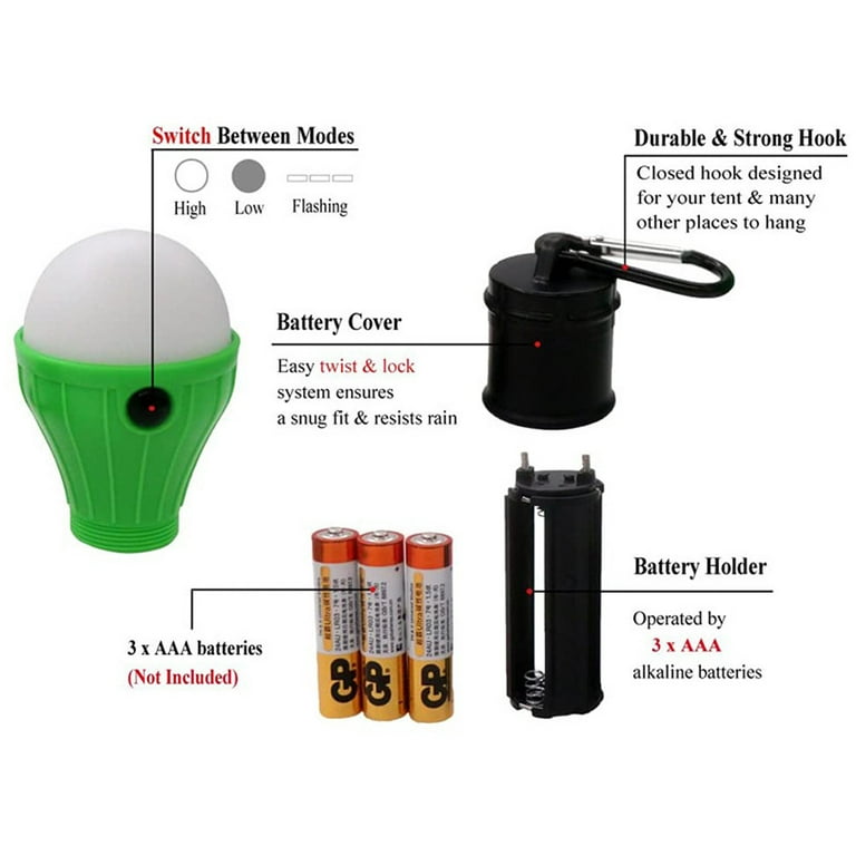 Camping Lanterns Batteries, Lamp Battery Operated Tent