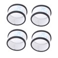 thumbnail image 1 of Filtros De Contenedor De Polvo De Vacío, Filtros De Reemplazo De Aspiradora Lavables 4pcs Fácil De Instalar Una Adsorción Fuerte Blanca Para El Hogar, 1 of 7