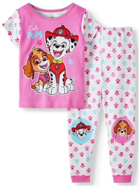 Sleepwear Shop Walmart Com - product image paw patrol cotton tight fit pajamas 2pc set toddler girls