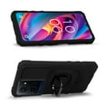 thumbnail image 2 of TCL K32 5G Hybrid Magnetic Shockproof Cover Cell Phone Case with Kickstand for TCL K32 5G, Black, 2 of 6