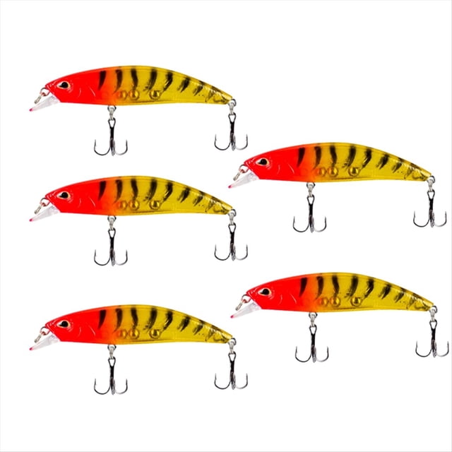 NO.8 Señuelo de Pesca con Cebo Duro Colorido Que Se Hunde 6,8 Cm/4 G con Acción de Vibración y Hundimiento para Cebo de Pesca