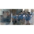 thumbnail image 2 of Degas, Edgar 24x13 Black Modern Framed Museum Art Print Titled - Dancers, 2 of 4