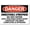 Warning Sign 1, variant on OSHA Warning Hot Surface Do Not Touch - 8"x12" Metal Sign, Warning for Wall, Fence, Workshop, Kitchen