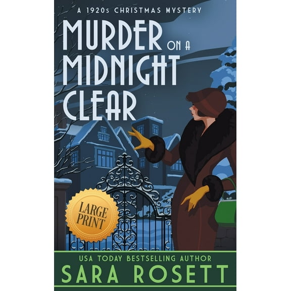 High Society Lady Detective Murder on a Midnight Clear: A 1920s Christmas Mystery, Book 6, (Hardcover)